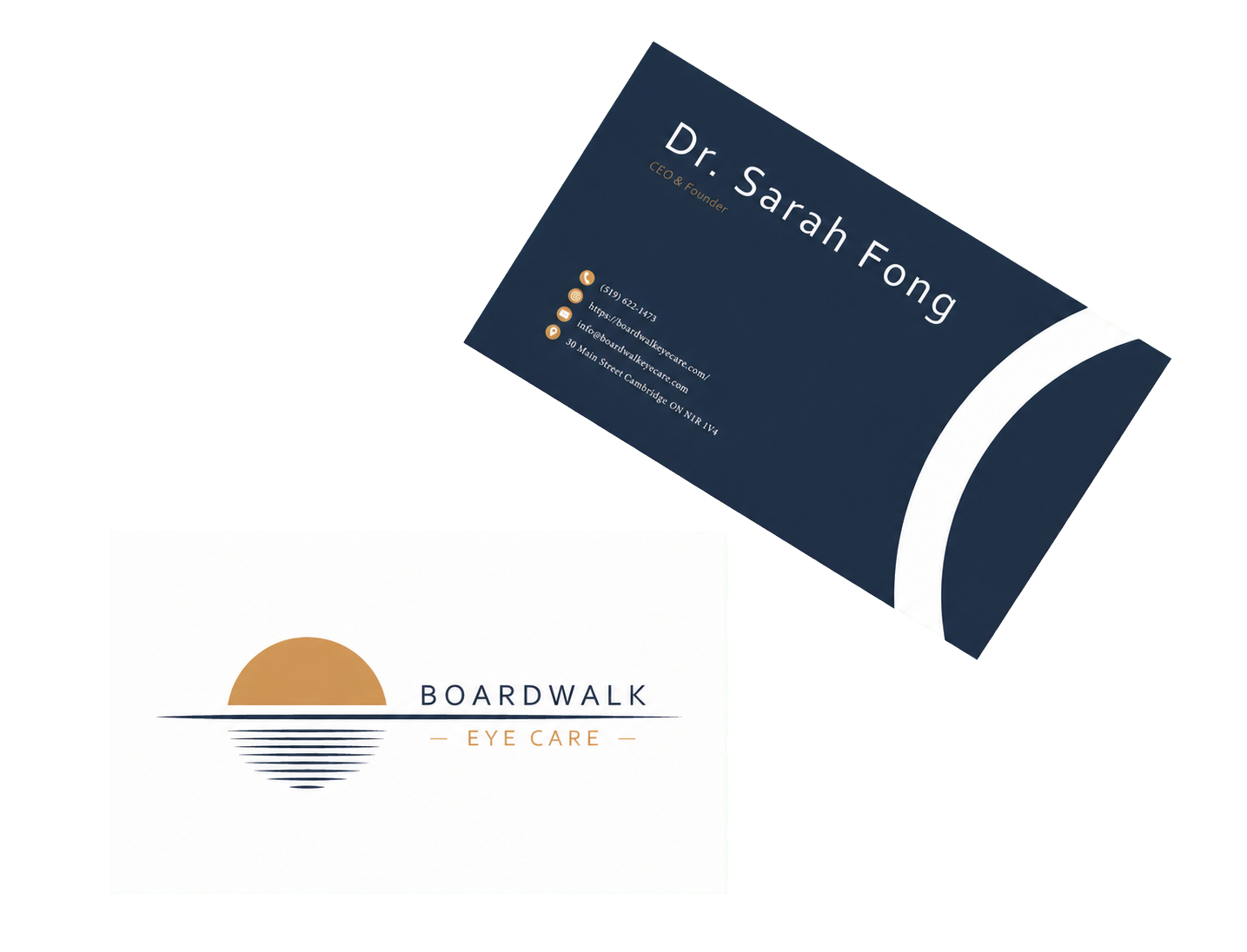 Boardwalk Eye Care printed collateral